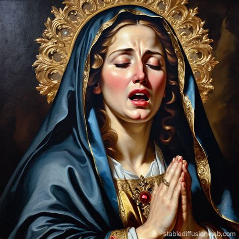 Virgin Mary Painting Prompts Stable Diffusion Online