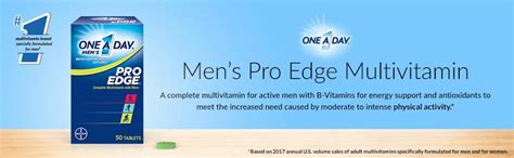 Amazon One A Day Men S Pro Edge Multivitamin Tablet Bottle