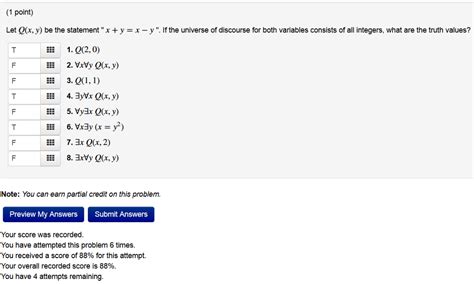 Solved Let Q X Y Be The Statement X Y X Y If The Chegg