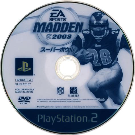 Madden NFL 2003 cover or packaging material - MobyGames