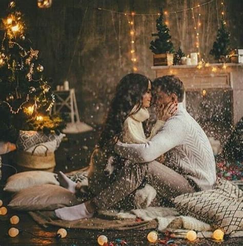 Christmas Couple Photoshoot Ideas - Relationship Goals | Bunnies | Beauty | Photoshoot | All the ...