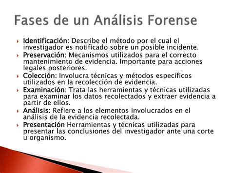 Ppt An Lisis Forense En Sistemas Inform Ticos Powerpoint Presentation