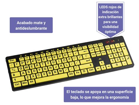 Teclado De Alto Contraste ClearKeys