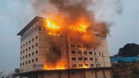 Major Fire Breaks Out At Hyderabad S Ankura Hospital Following Short