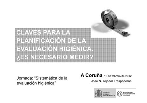 Claves Para La Planificacion De La Evaluacion Higienica