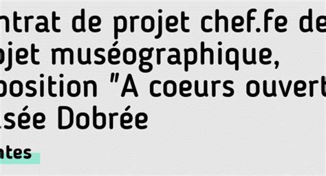 Chef fe de projet muséographique exposition A coeurs ouverts Musée