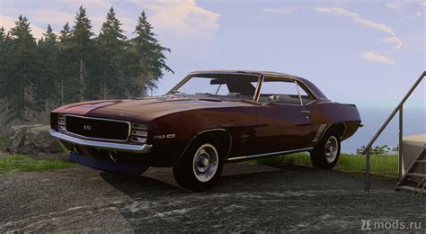 Скачать мод Chevrolet Camaro 1969 v1 0 для BeamNG drive