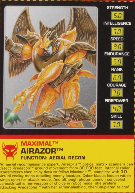 Basic Class Airazor (Transformers, Beast Wars, Maximal) | Transformerland.com - Collector's ...