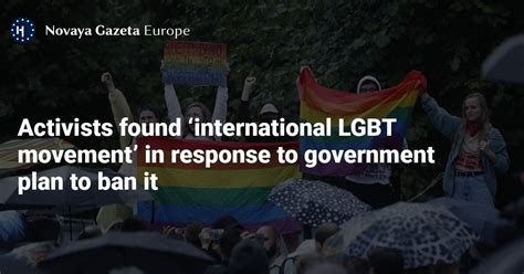 Russian activists found ‘international LGBT movement’ in response to ...