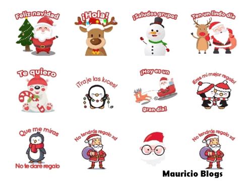 Los Mejores Stickers Navideños Para WhatsApp