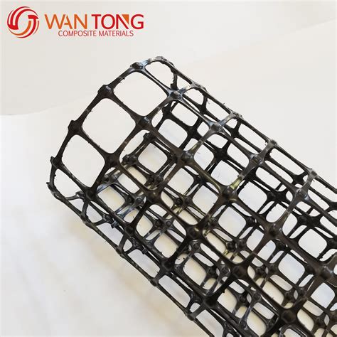 Biaxial Polypropylene Geogrid Fence Mining Reinforcement Pp Plastic Net