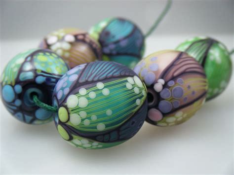 Moogin Beads Detailed Abstract Round Extra Large Lampwork Etsy Glass Beads Lampwork Glass