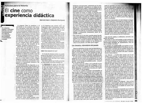 El Cine Como Experiencia Did Ctica Pdf Did Ctica De Las Ciencias