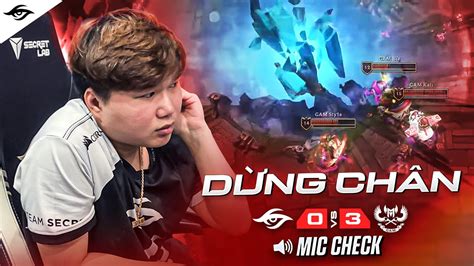 KẾT THÚC MIC CHECK TS vs GAM VCS Mùa Hè 2022 Playoffs UNFOLD THE