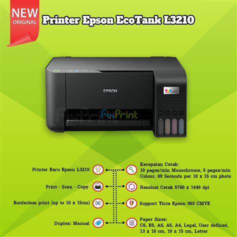 Jual Printer Epson L Print Scan Copy A Garansi Resmi Pengganti