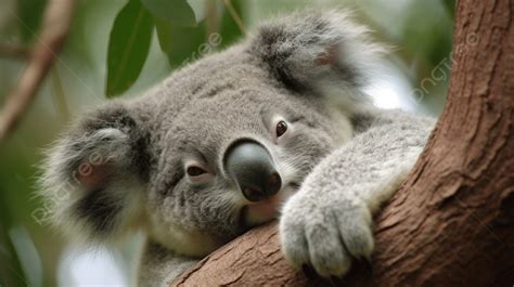 Koala Bear Sleeping Wallpaper