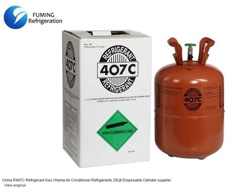 R407c Refrigerant Gas Home Air Conditioner Refrigerants 25lb