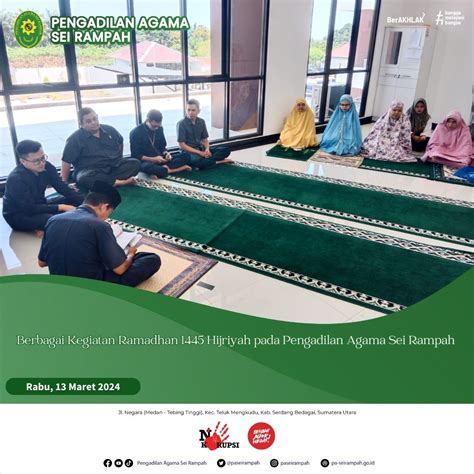 Pa Sei Rampah Berbagai Kegiatan Mengisi Bulan Suci Ramadhan H