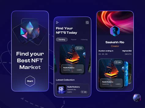 NFT Wallet Mobile App On Behance