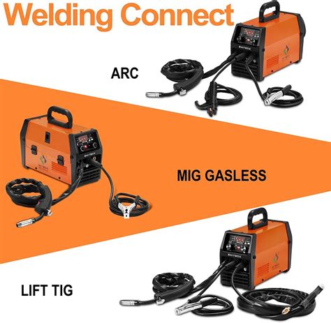 In Mig Welder Inverter A Dc Mma Gasless Tig Arc Mig Welding