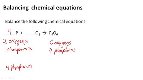 Balancing Chemical Equations | CK-12 Foundation