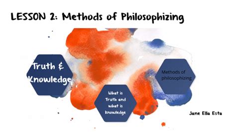 Lesson Methods Of Philosophizing By Jane Ella Esta On Prezi