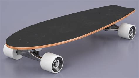 3D fishtail skateboard generic model - TurboSquid 1161785