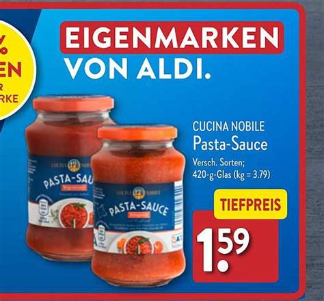 Cucina Nobile Pasta Sauce Angebot Bei ALDI Nord 1Prospekte De