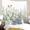 Lomohoo Colorful Floral Plants Tapestry Vintage Herbs Tapestry Wild