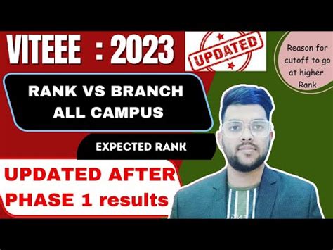 Viteee Updated Rank Vs Branch All Category Wise All Branch