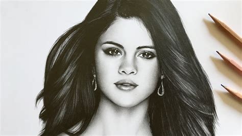 Selena Gomez How To Draw