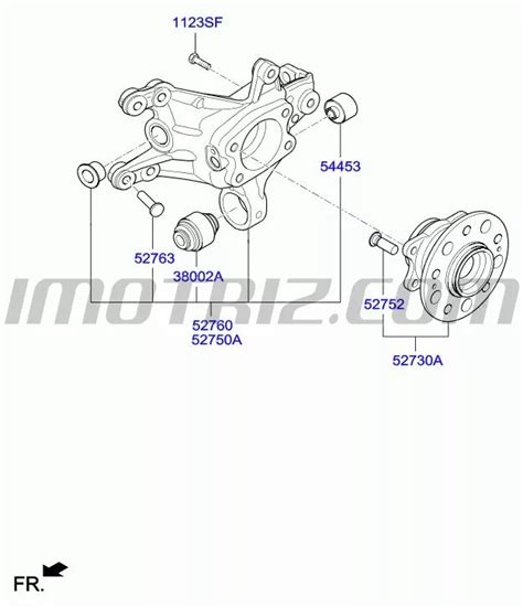 Cubo Rueda Trasera Rh Grandeur Azera Hg V Marca Hyundai Genuine Parts