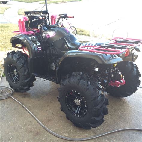 Responsible Atv Driving Pink Four Wheeler 4 Wheeler Four Wheelers