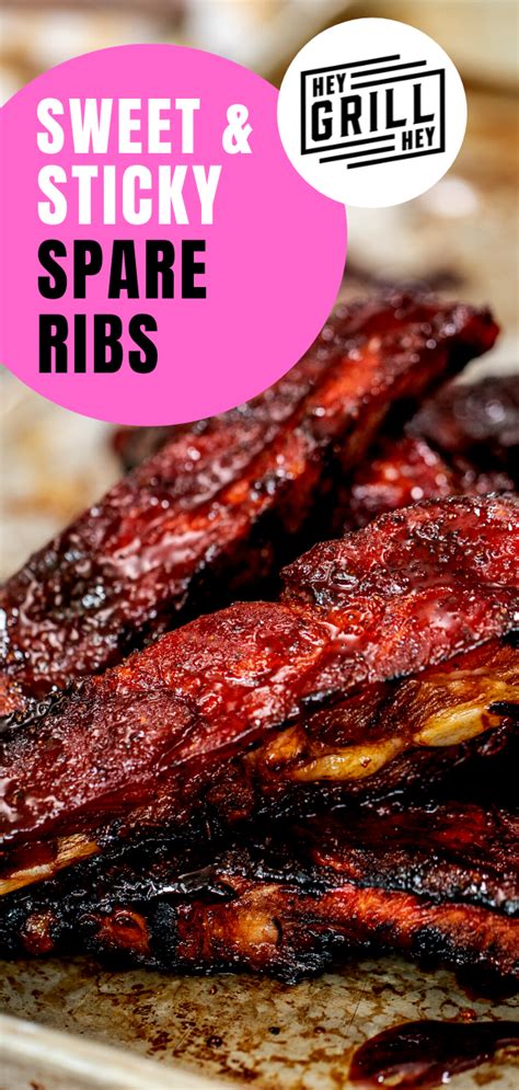 Sweet And Sticky Spare Ribs Bbq Pork Recipes Best Bbq Recipes Bbq