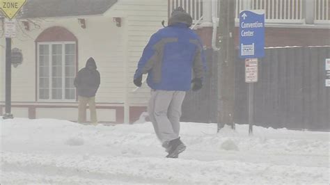 Noreaster Brings Heavy Snow Blizzard Conditions To New Jersey Shore