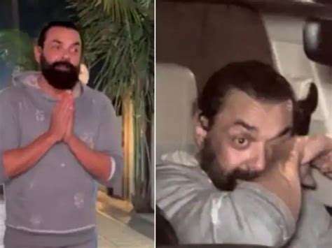 Bobby Deol Getting Emotional In Front Of Pap Due To Success Of Animal