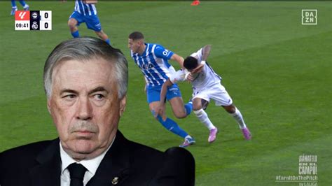 Ancelotti Se Fue A Por El Rbitro En El Descanso Y Se Lo Dijo A La Cara