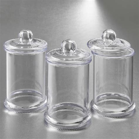 Perfectly Plain Clear Acrylic Apothecary Jar With Lid In 2020