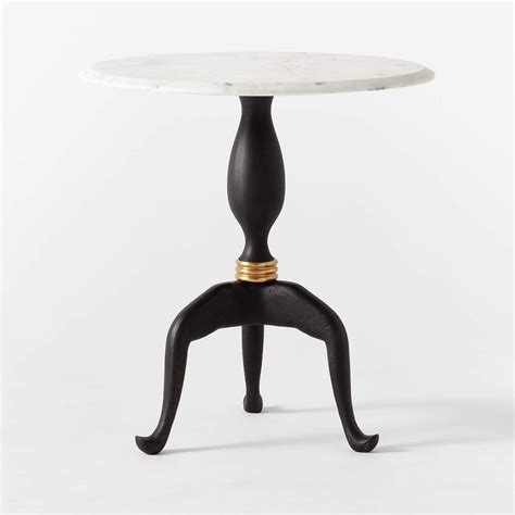 Reign Small Round Marble Dining Table Reviews Cb Round Marble