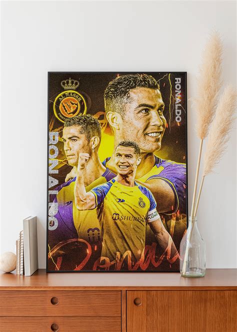 Cartel De Cristiano Ronaldo Cartel De Ronaldo Al Nassr Decoraci N