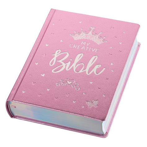 Metallic Pink Faux Leather My Creative Bible For Girls An Esv