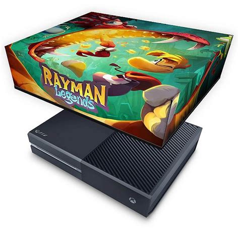 Xbox One Fat Capa Anti Poeira Rayman Legends Pop Arte Skins