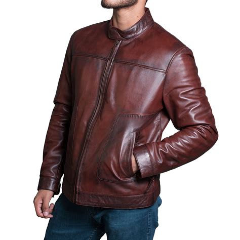 Men S Leather Jacket Brown Be Fashionable In Winter With Men Leather Jacket News Share