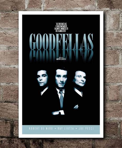 GOODFELLAS Movie Quote Poster 12x18 - Etsy