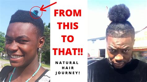 Mens Natural Hair Journey Pictures Growth Braids And Curl