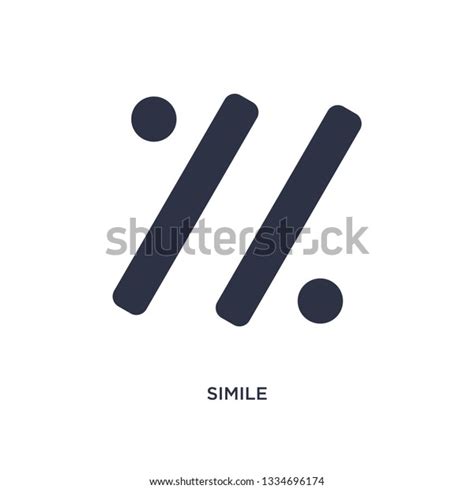 Simile Icon Simple Element Illustration Music Stock Vector Royalty