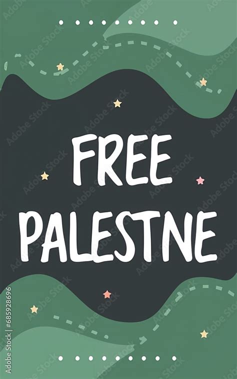 Free Palestine flag illustration for banner, t-shirt, social media post ...