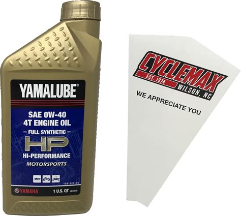 Amazon Cyclemax One Pack For Yamaha Yamalube Full Synthetic