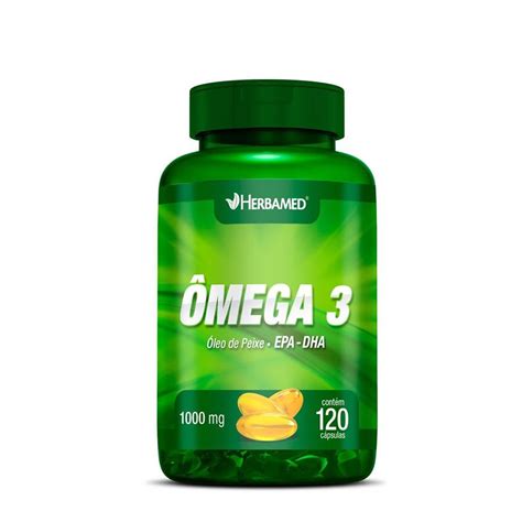 Ômega 3 1000mg 120 Cápsulas Herbamed OtimaNutri