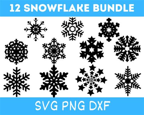 Snowflake Svg Snowflake Svg Bundle Flake Winter Svg Christmas Svg Winter Svg Christmas